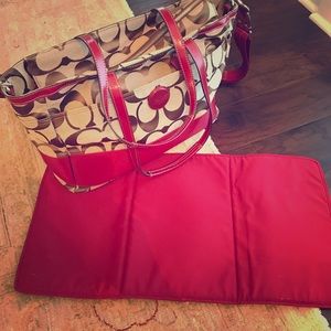 Authentic Coach Diaper Bag / Business Bag